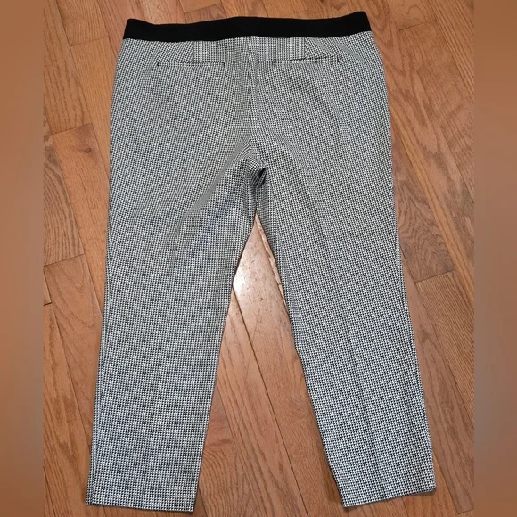 Liz Claiborne "Emma" Black and White Checkered Trousers - Picture 4 of 4